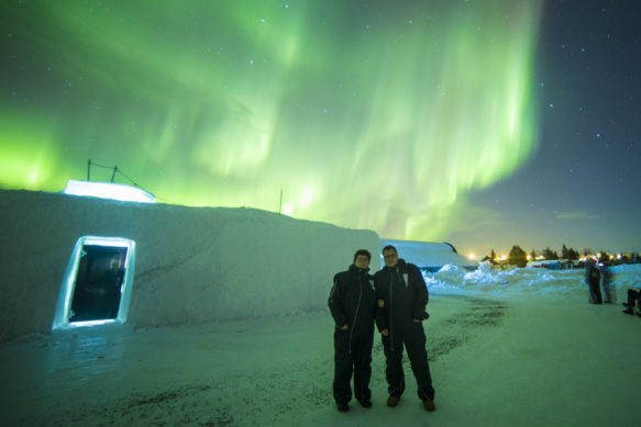 Northern Lights at Ice Hotel