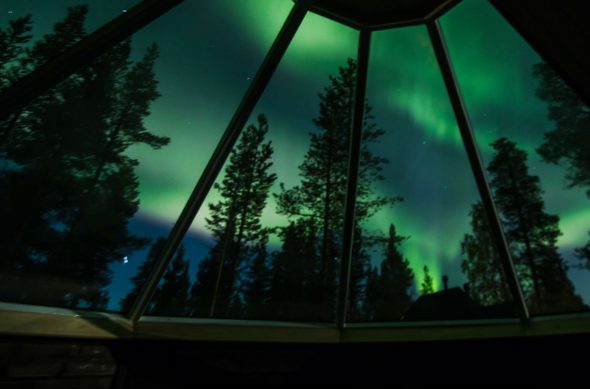 Northern Lights Viewing from Aurora Cabin