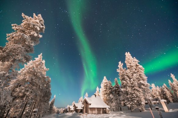 Northern Lights with Arctic Direct at the Northern Lights Village